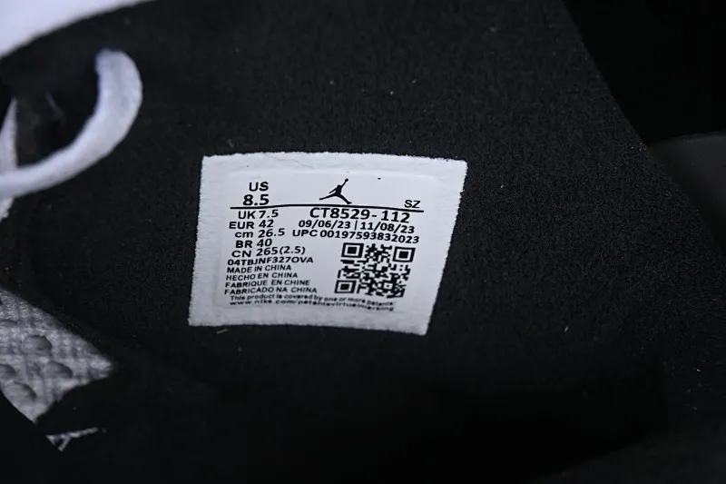 All categories Air Jordan Jordan series basketball shoes Air Jordan 6 Air Jordan 6 Retro "White And Black" AJ6 Joe 6 classic white and black CT8529-112